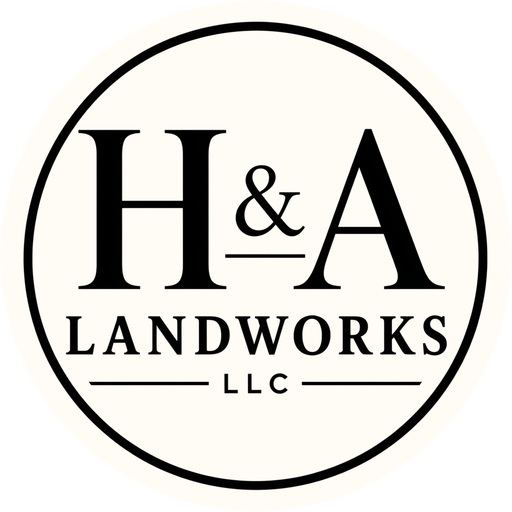 H and A Landworks LLC circular badge logo